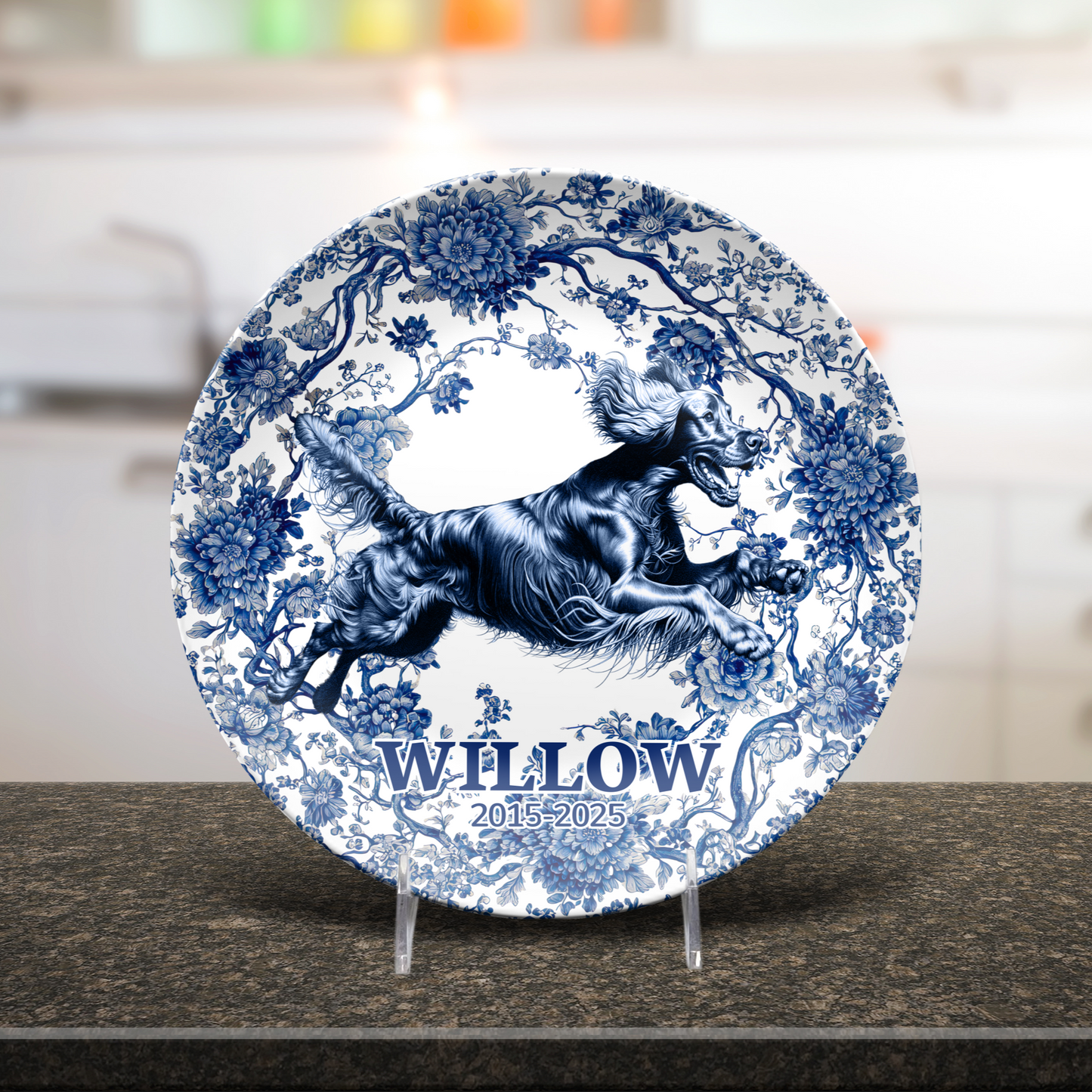 Irish Setter - Personalized Plate