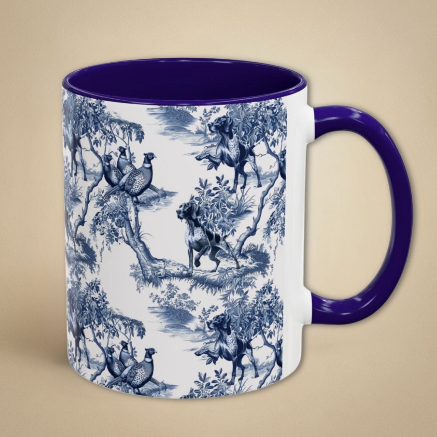 German Shorthaired Pointer Mug with Pheasant