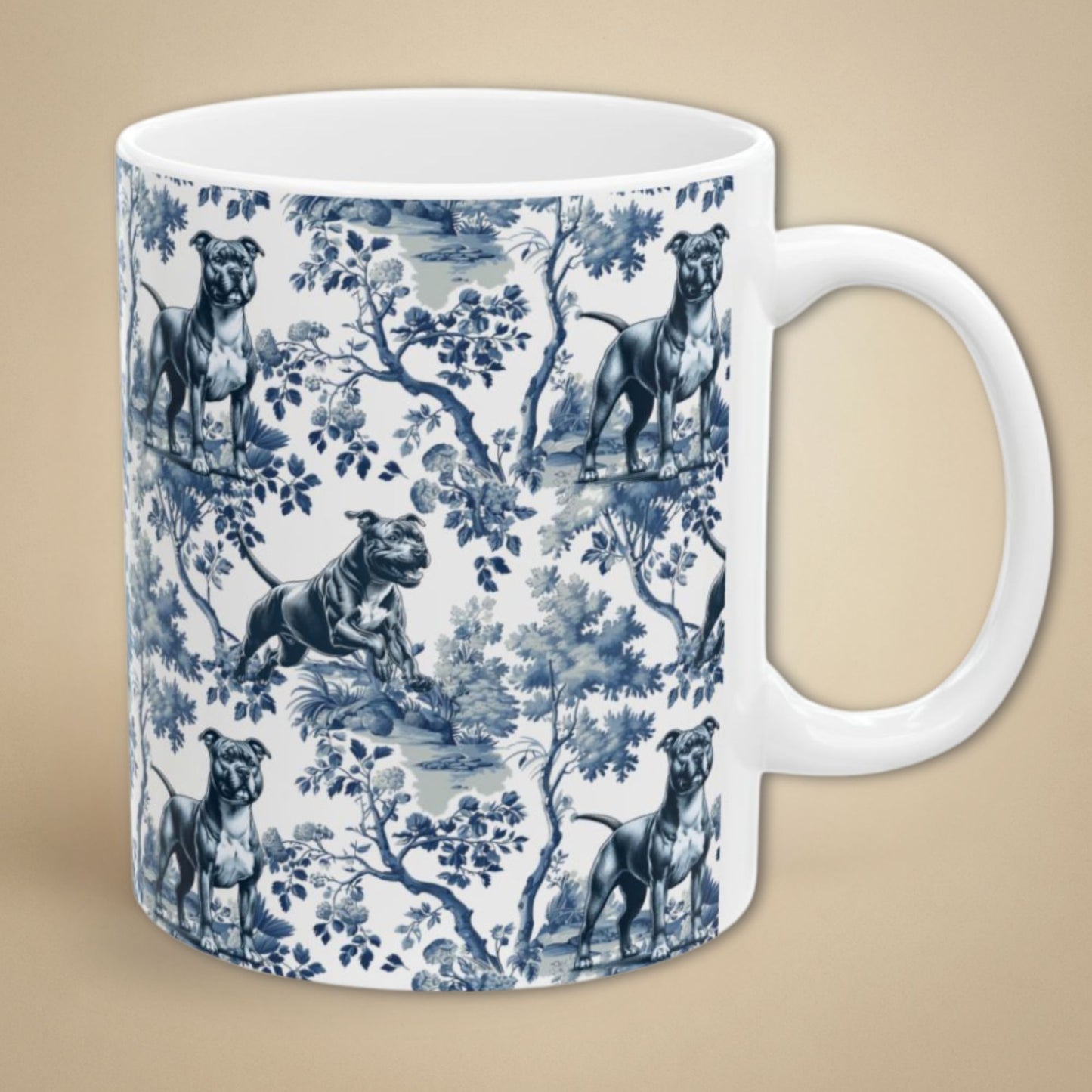 AmStaff Toile Mug