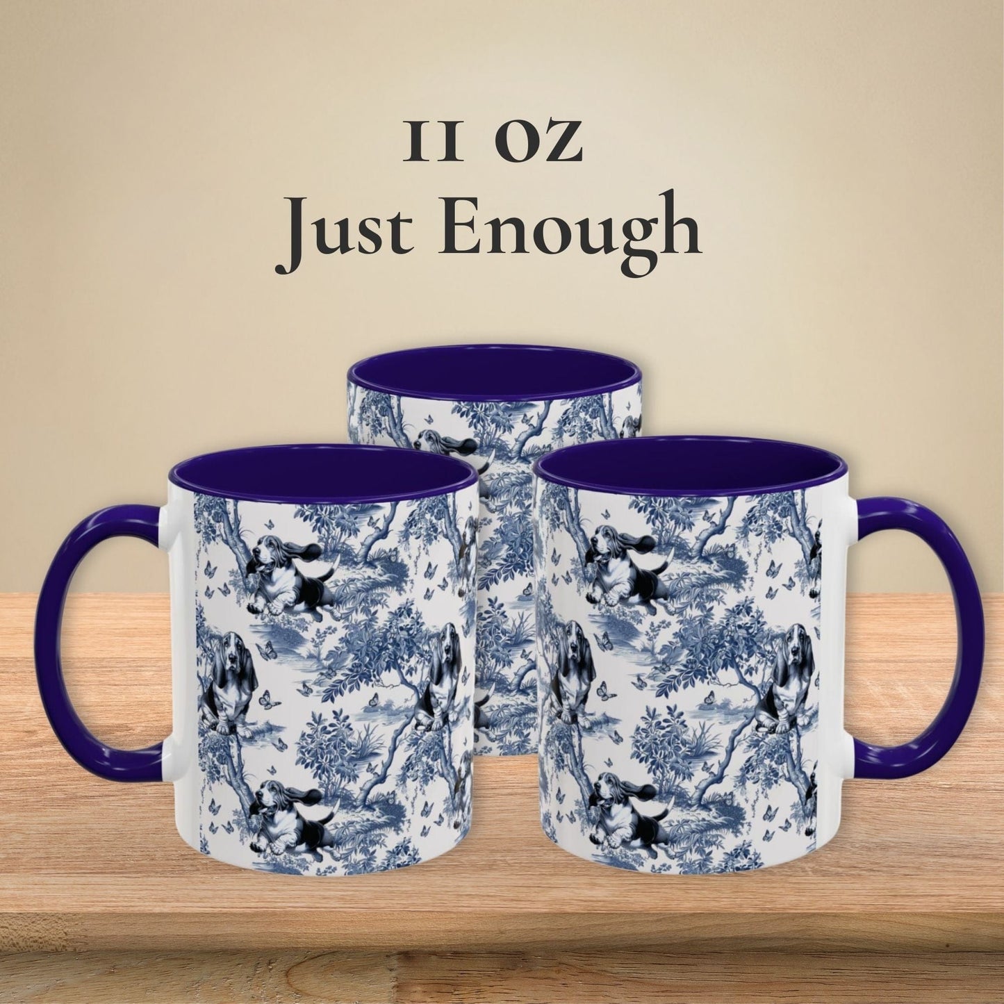 Basset Hound Toile Mug