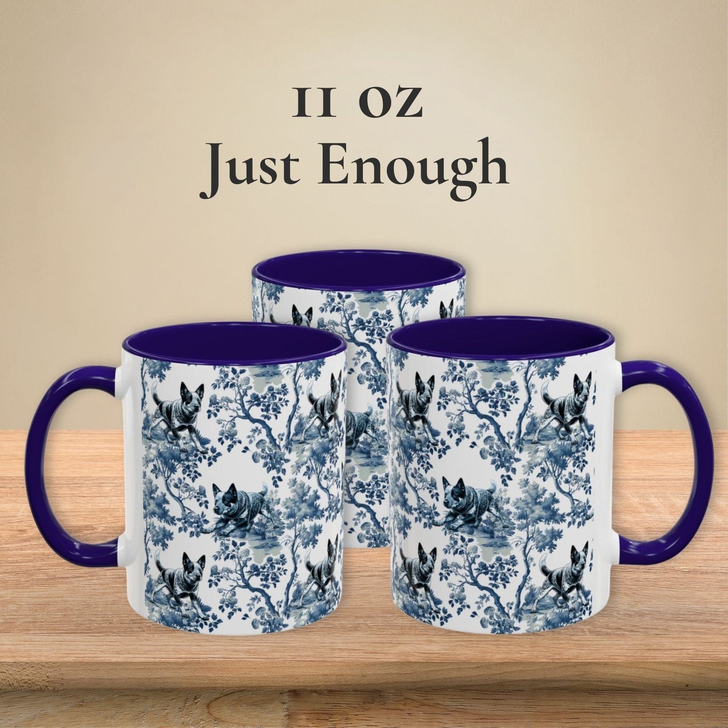 Cattle Dog Toile Mug - Heeler