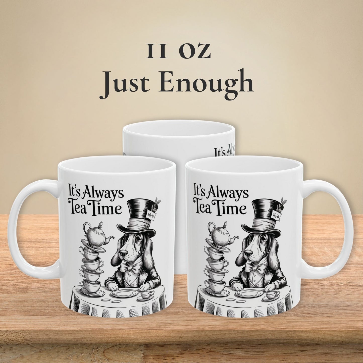 Basset Hound Mug - Wonderland