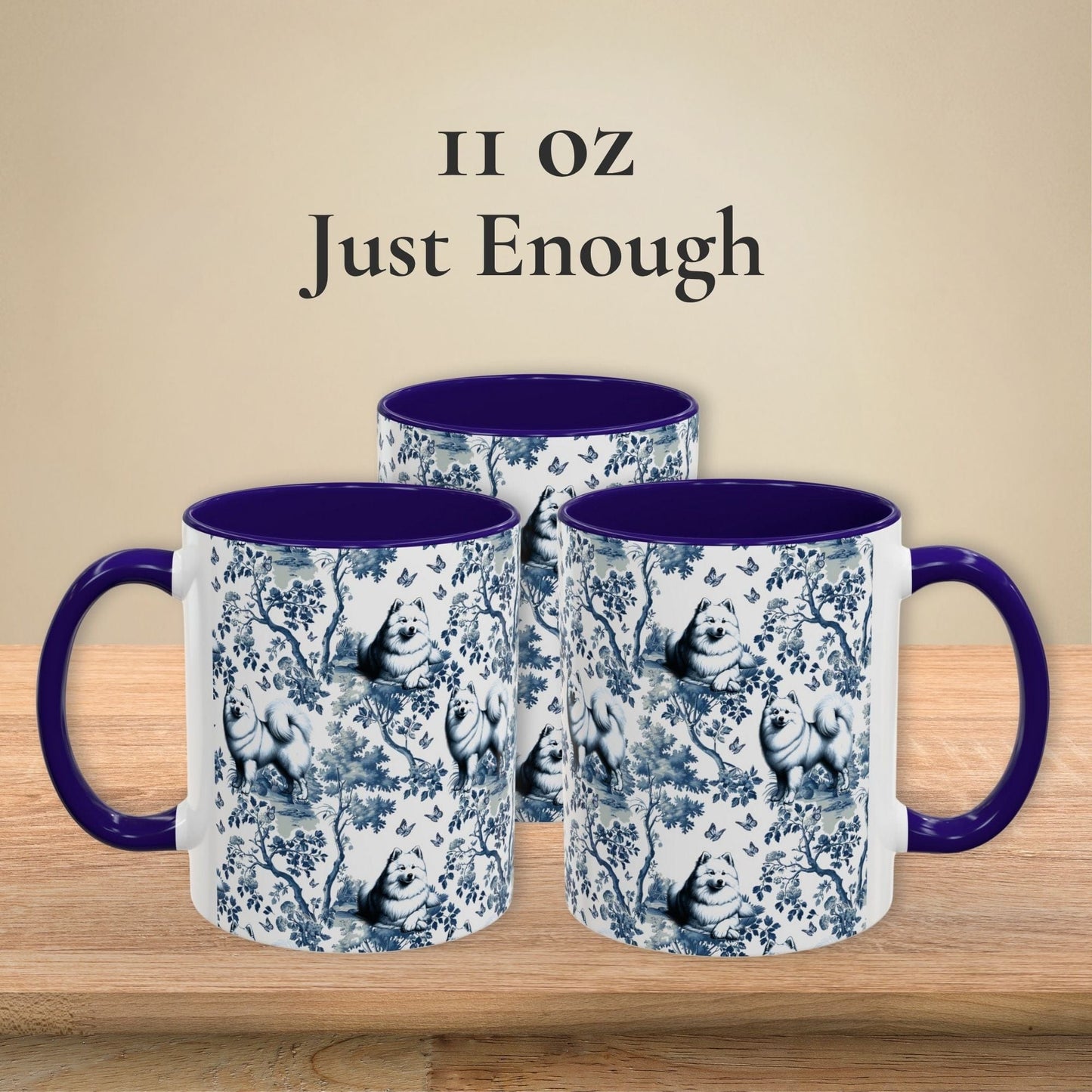 American Eskimo Mug Toile