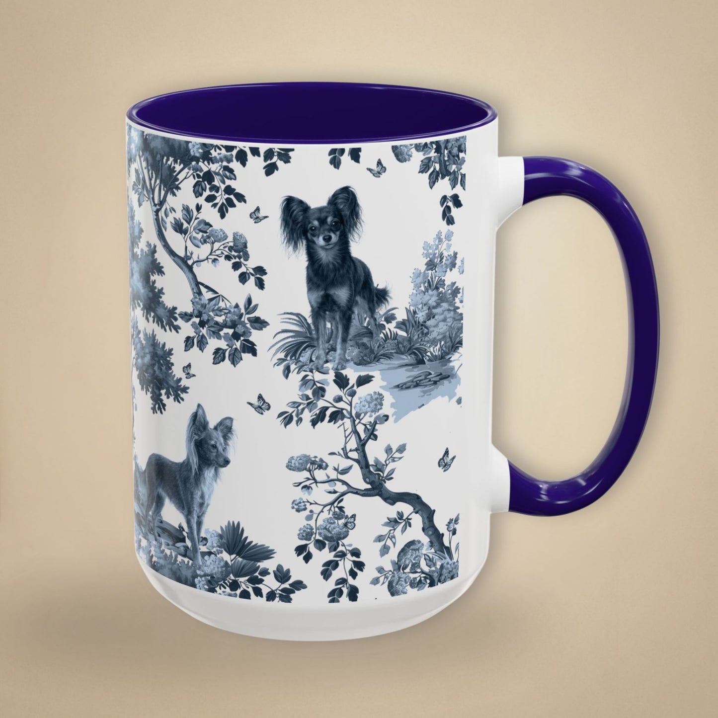 Russian Toy Mug - Toile Pattern