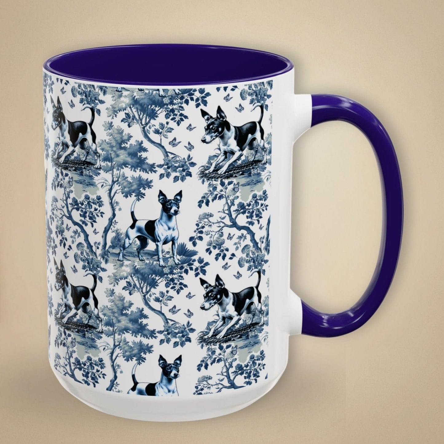 Rat Terrier Mug - Toile