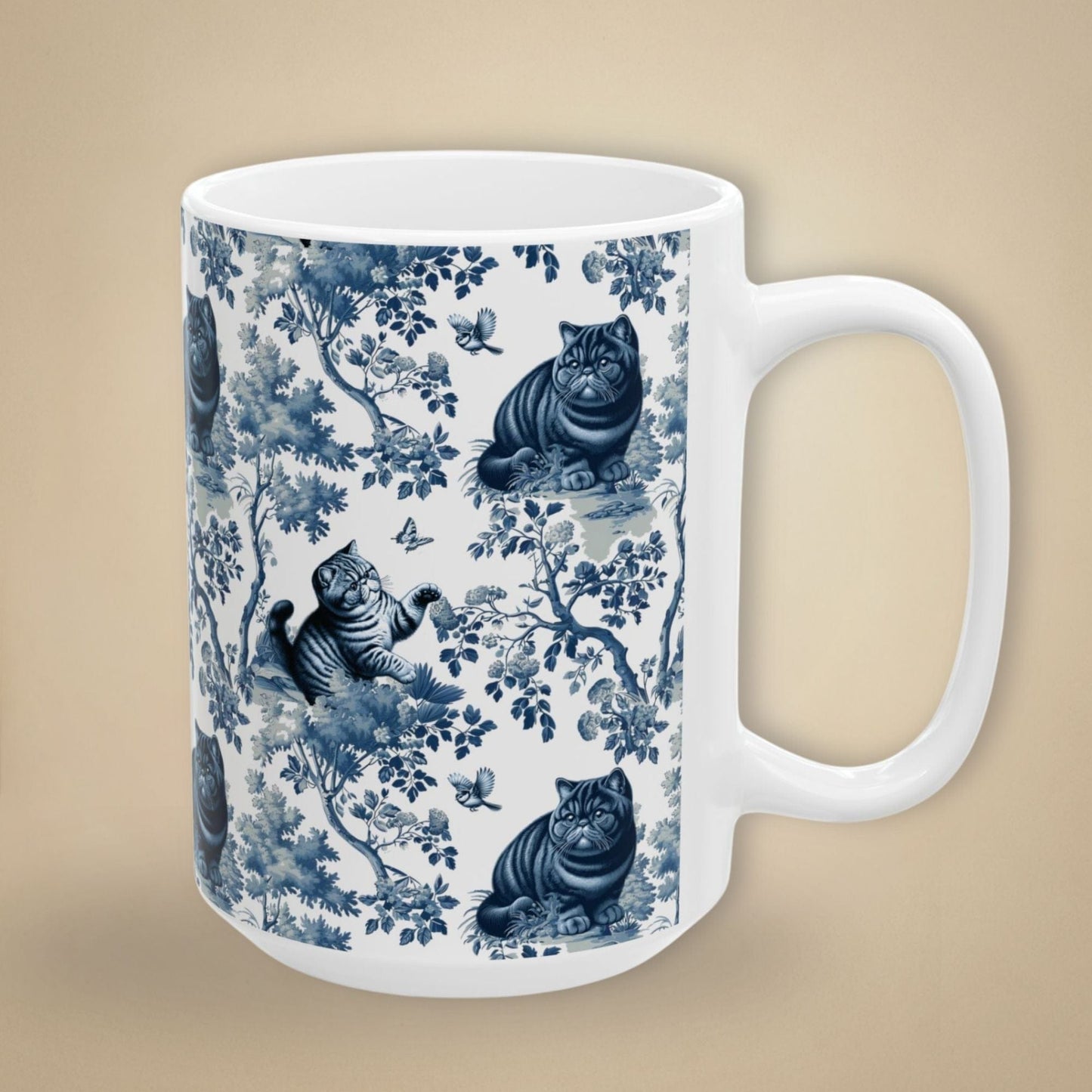 Exotic Shorthair Cat Mug Toile