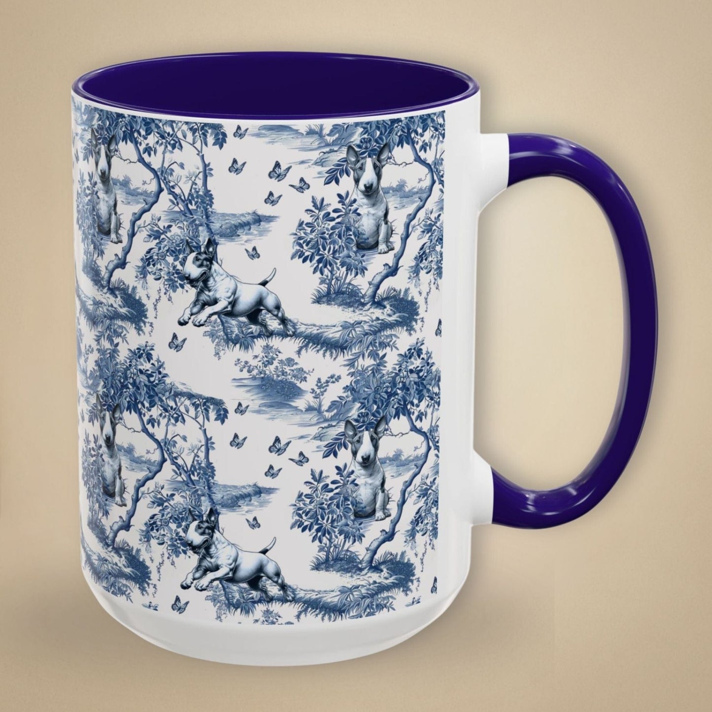 Bull Terrier Mug - Toile