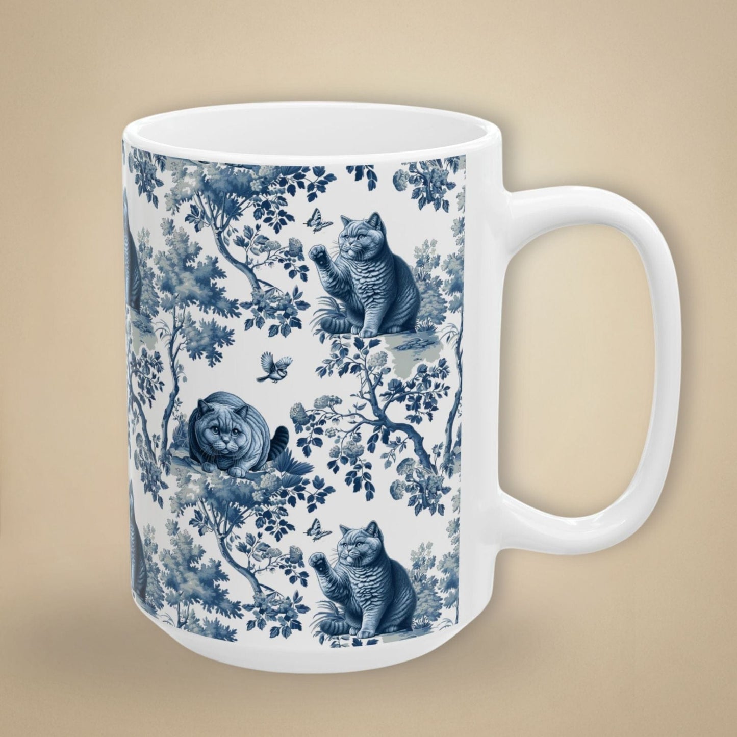 British Shorthair Cat Mug Toile