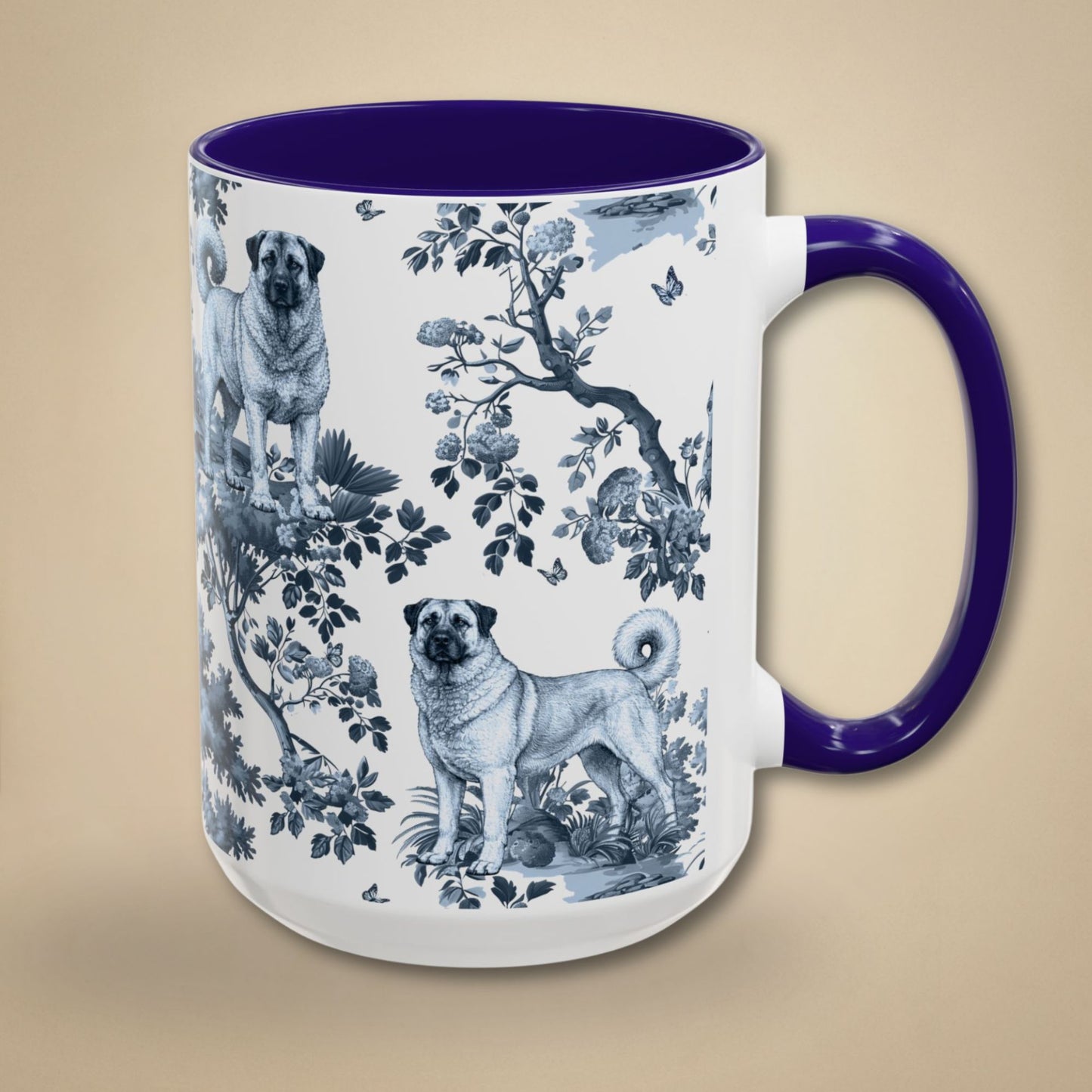 Anatolian Shepherd Mug - Toile Pattern