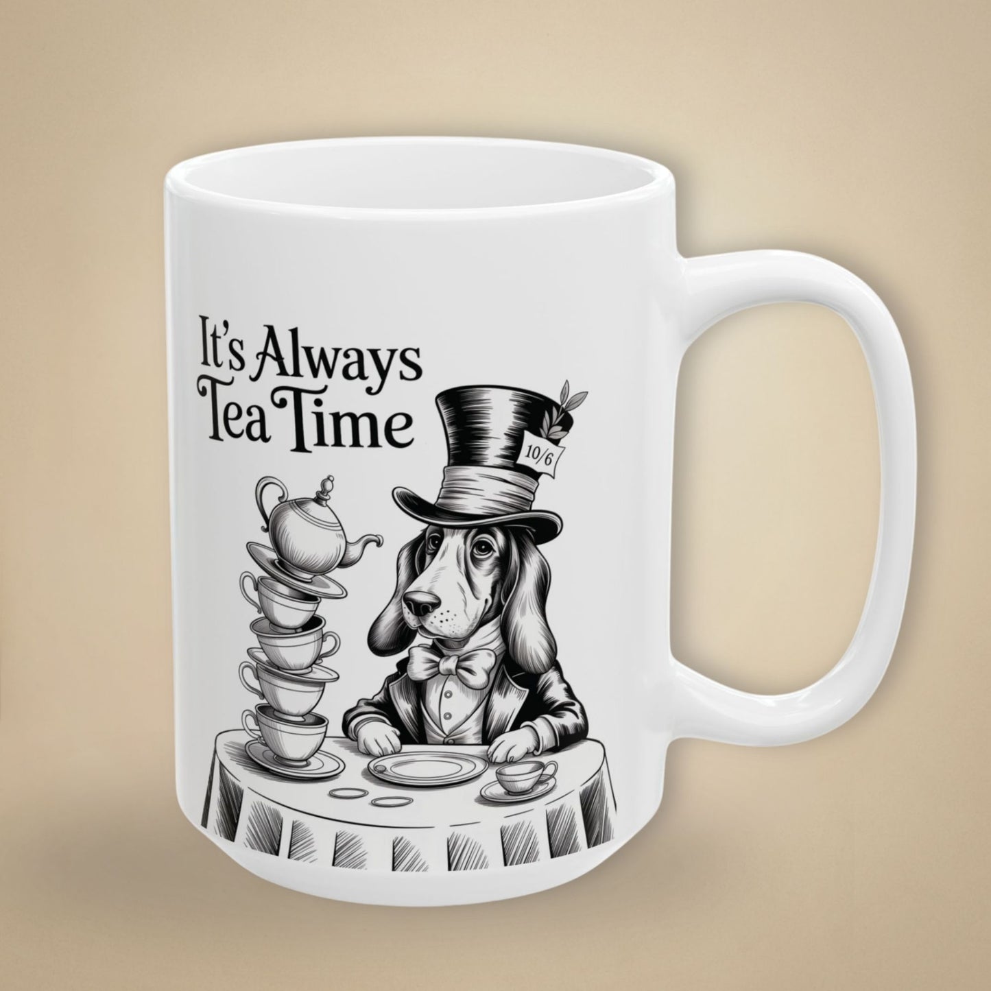 Basset Hound Mug - Wonderland