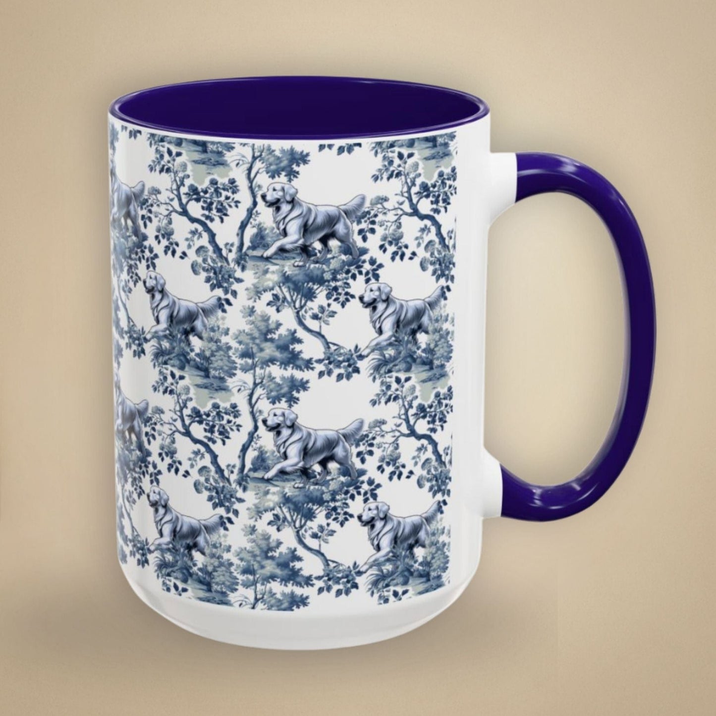 Golden Retriever Toile Mug