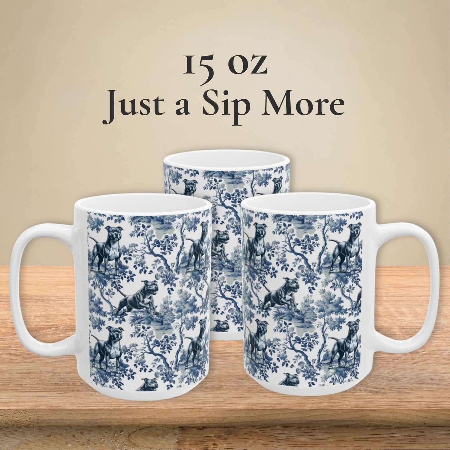 AmStaff Toile Mug
