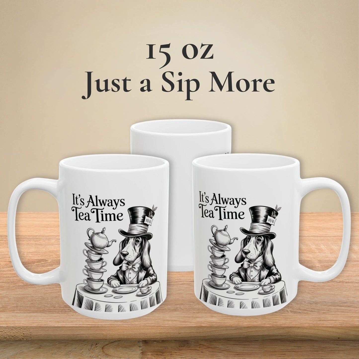 Basset Hound Mug - Wonderland