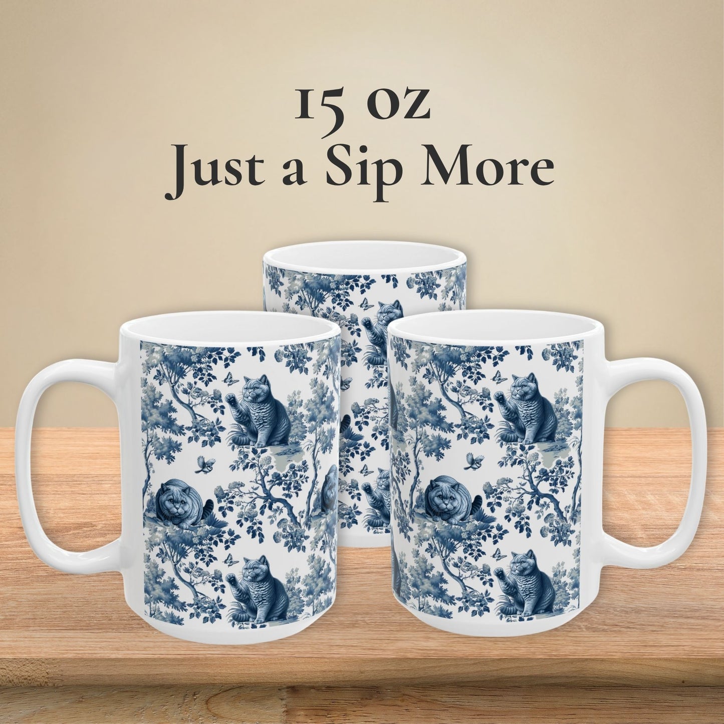 British Shorthair Cat Mug Toile