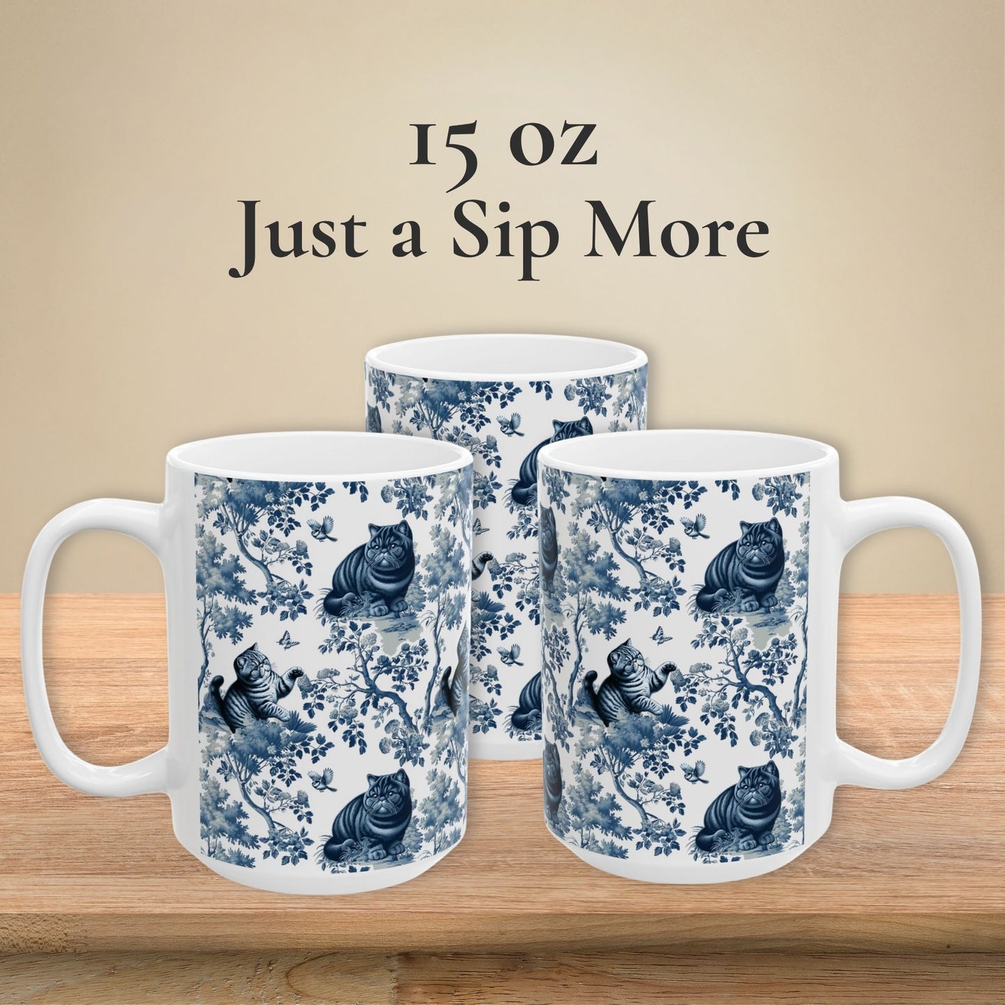 Exotic Shorthair Cat Mug Toile