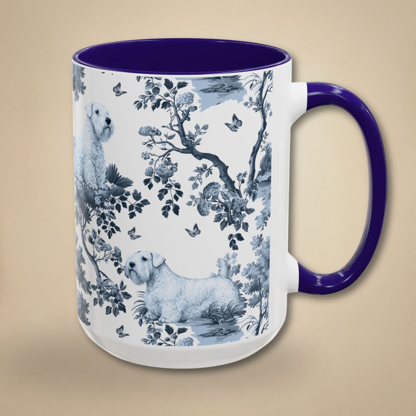 Sealyham Terrier Mug - Toile Pattern