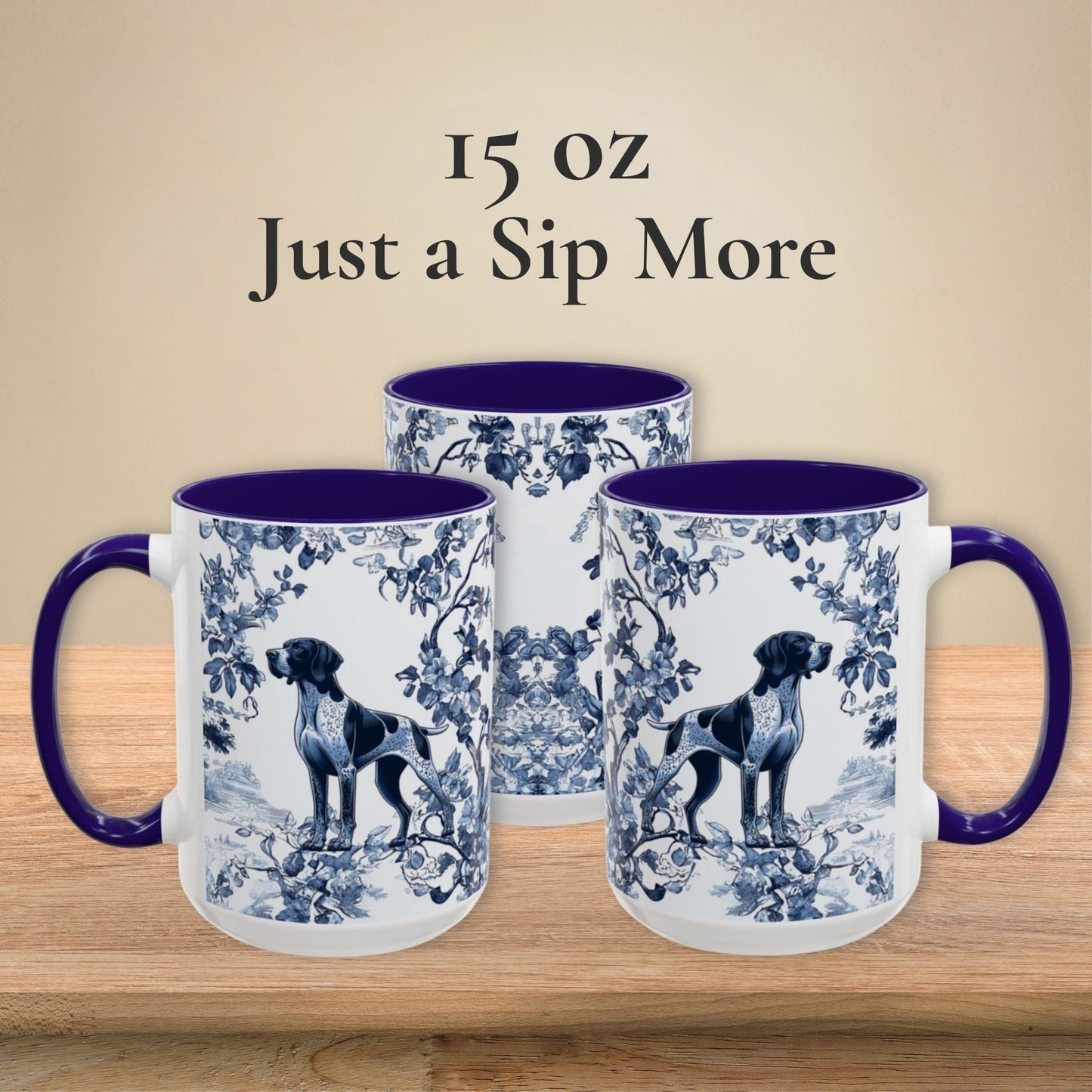 German Shorthaired Pointer Mug - Toile