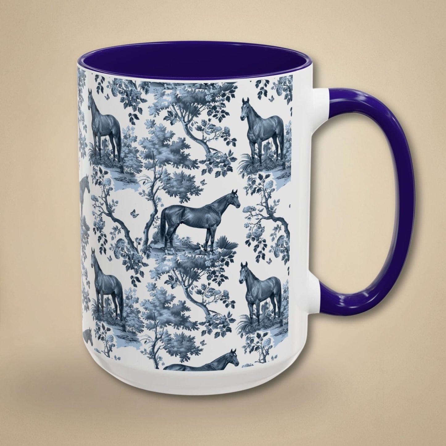 Thoroughbred Horse Toile Mug