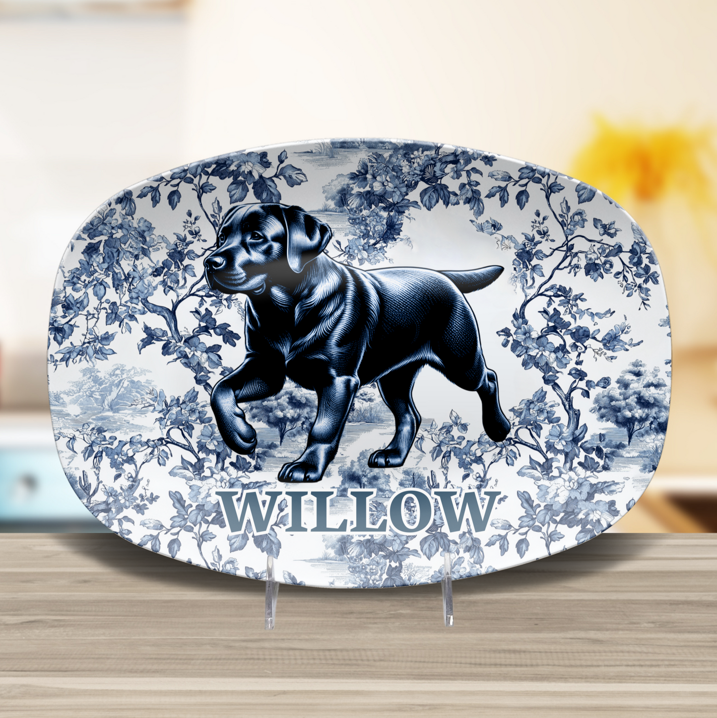 Labrador Retriever - Black Lab Serving Platter