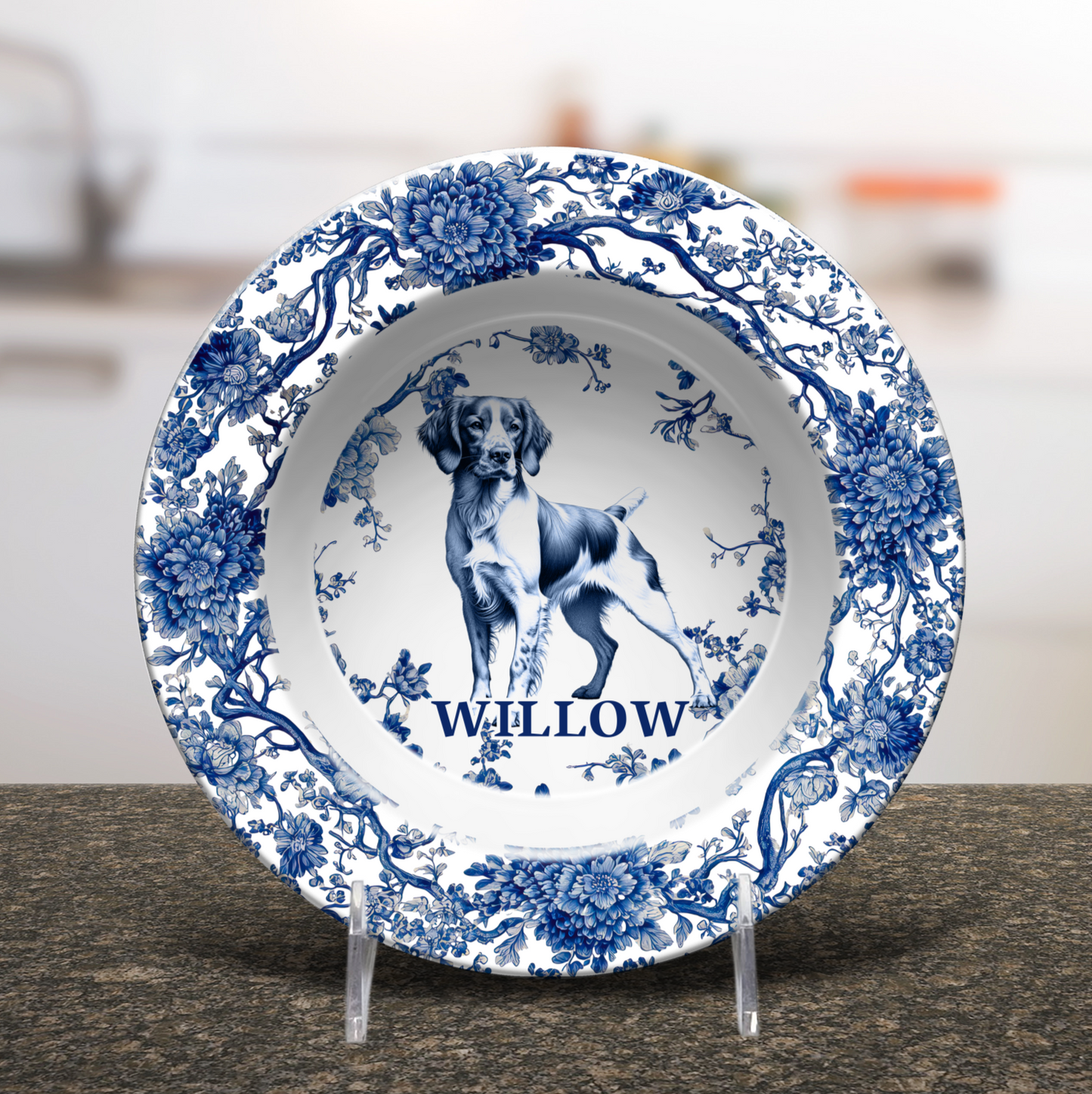 Brittany Spaniel - Personalized Plate