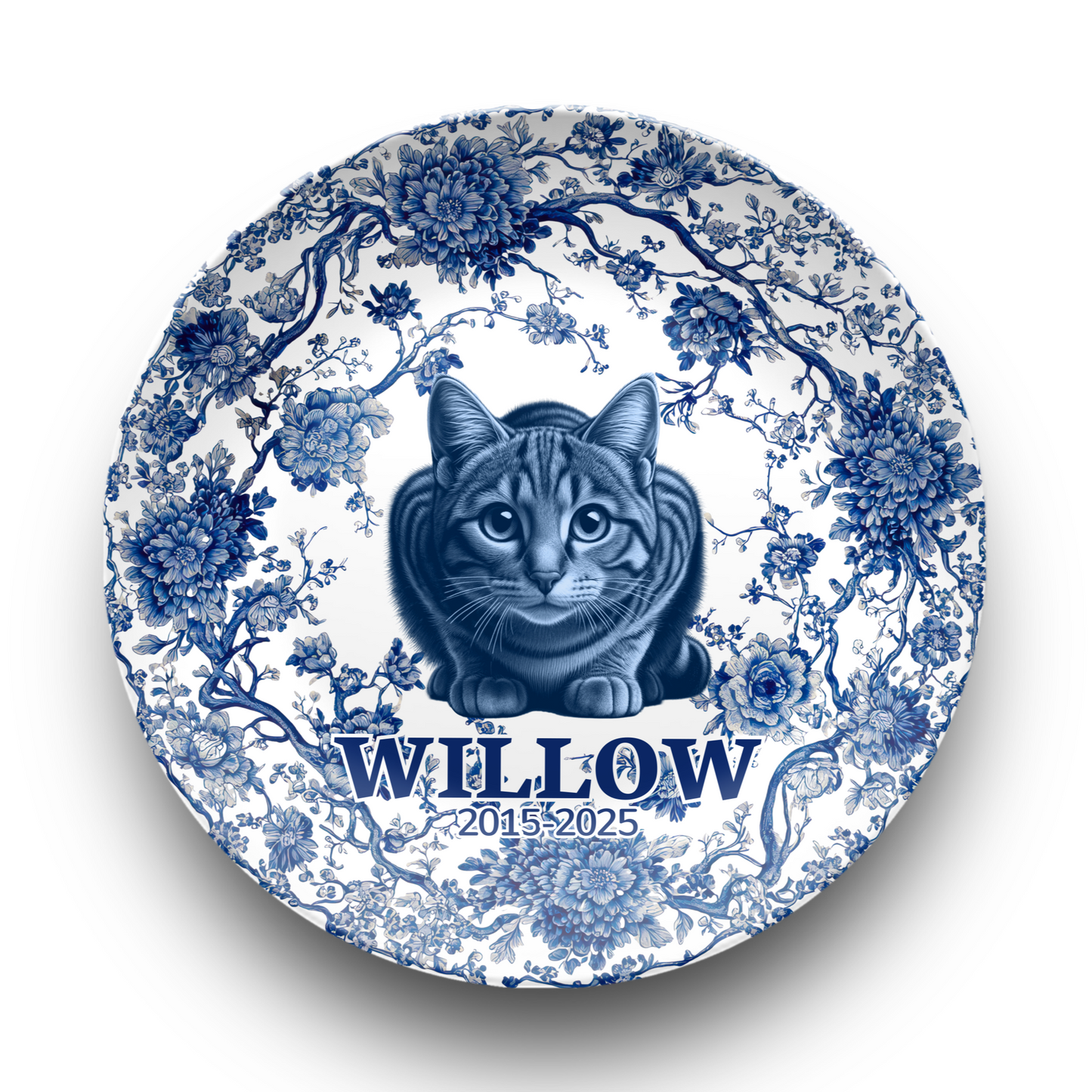 Tabby Cat - Personalized Plate