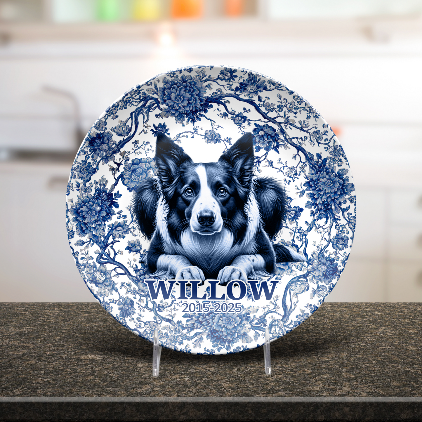 Border Collie - Personalized Plate