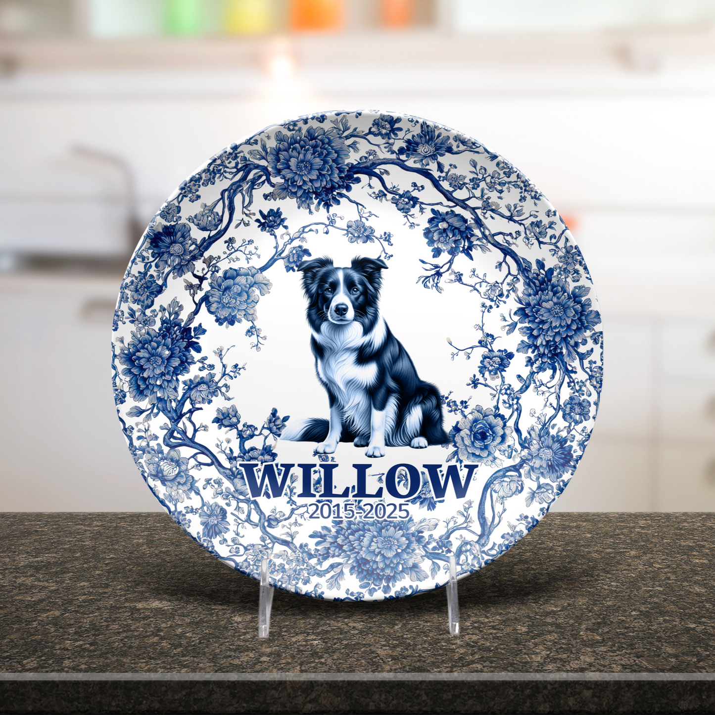 Border Collie - Personalized Plate
