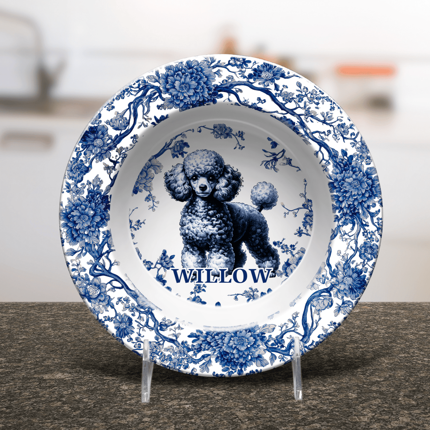 Poodle - Miniature - Personalized Plate