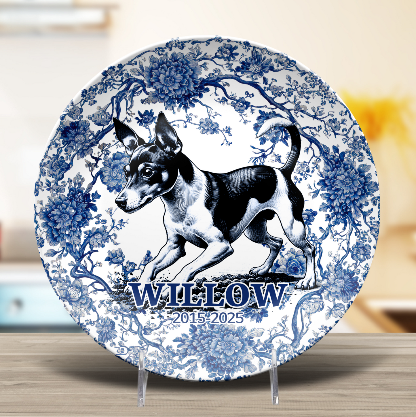 Rat Terrier - Personalized Plate