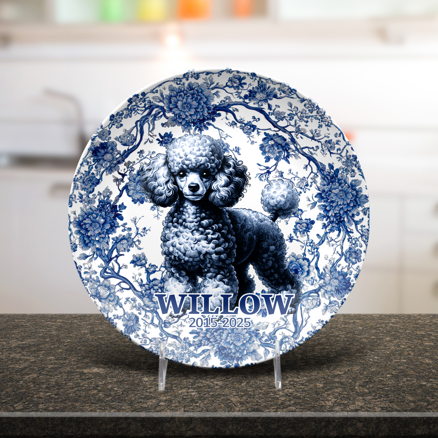 Poodle - Miniature - Personalized Plate