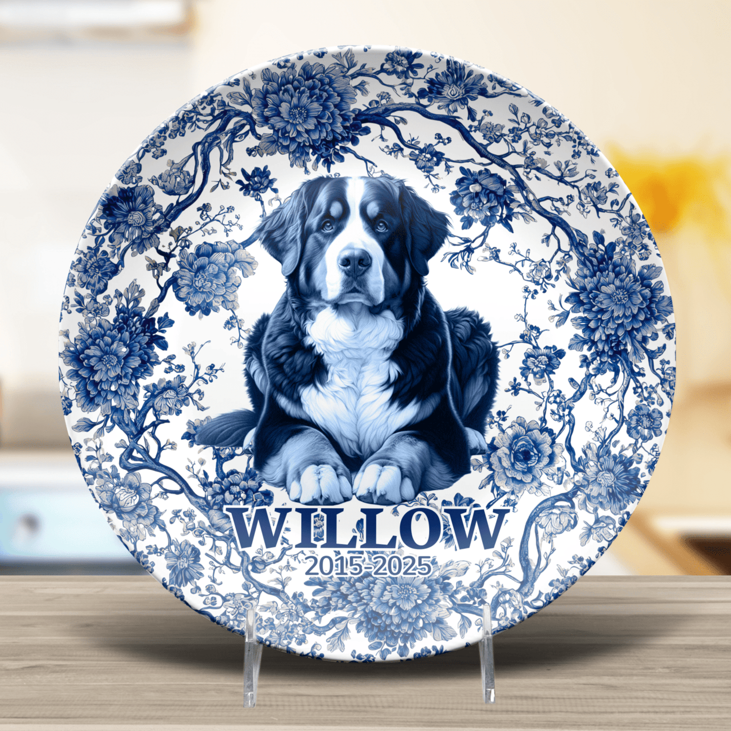 Bernese Mountain Dog - Personalized Plate