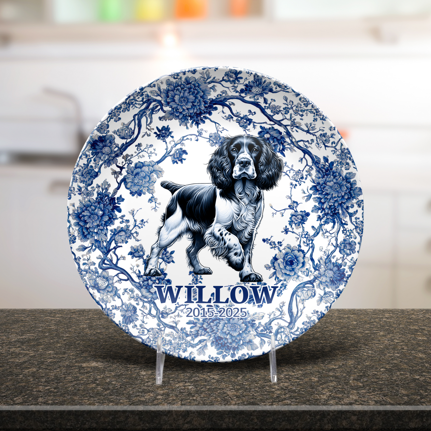 English Springer Spaniel - Personalized Plate