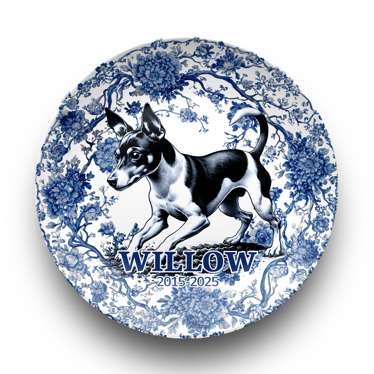 Rat Terrier - Personalized Plate