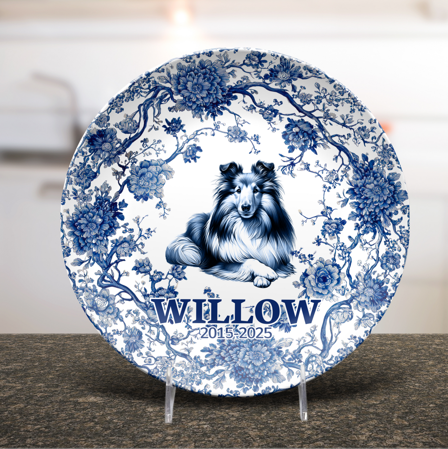 Shetland Sheepdog - Sheltie Personalized Plate