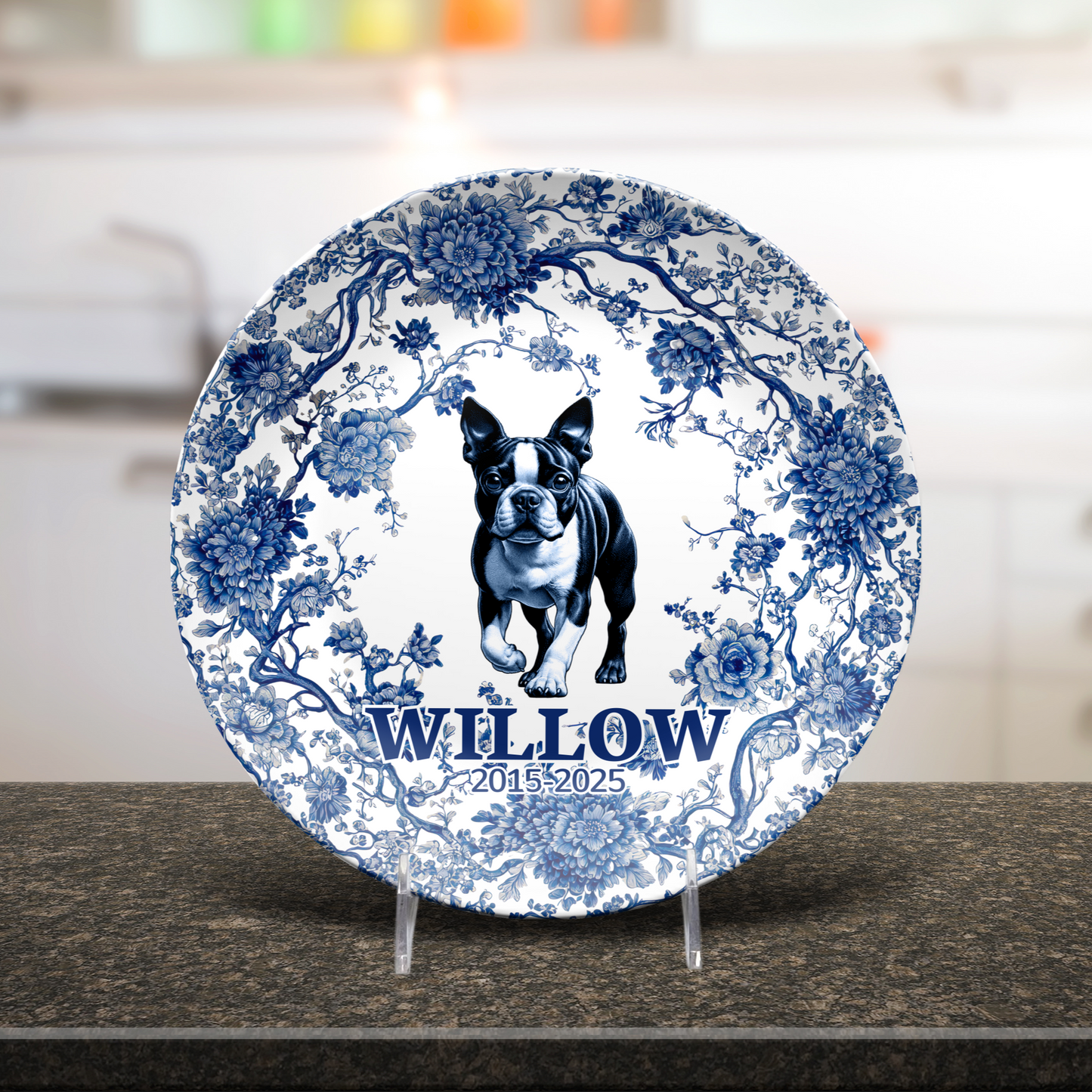Boston Terrier - Personalized Plate