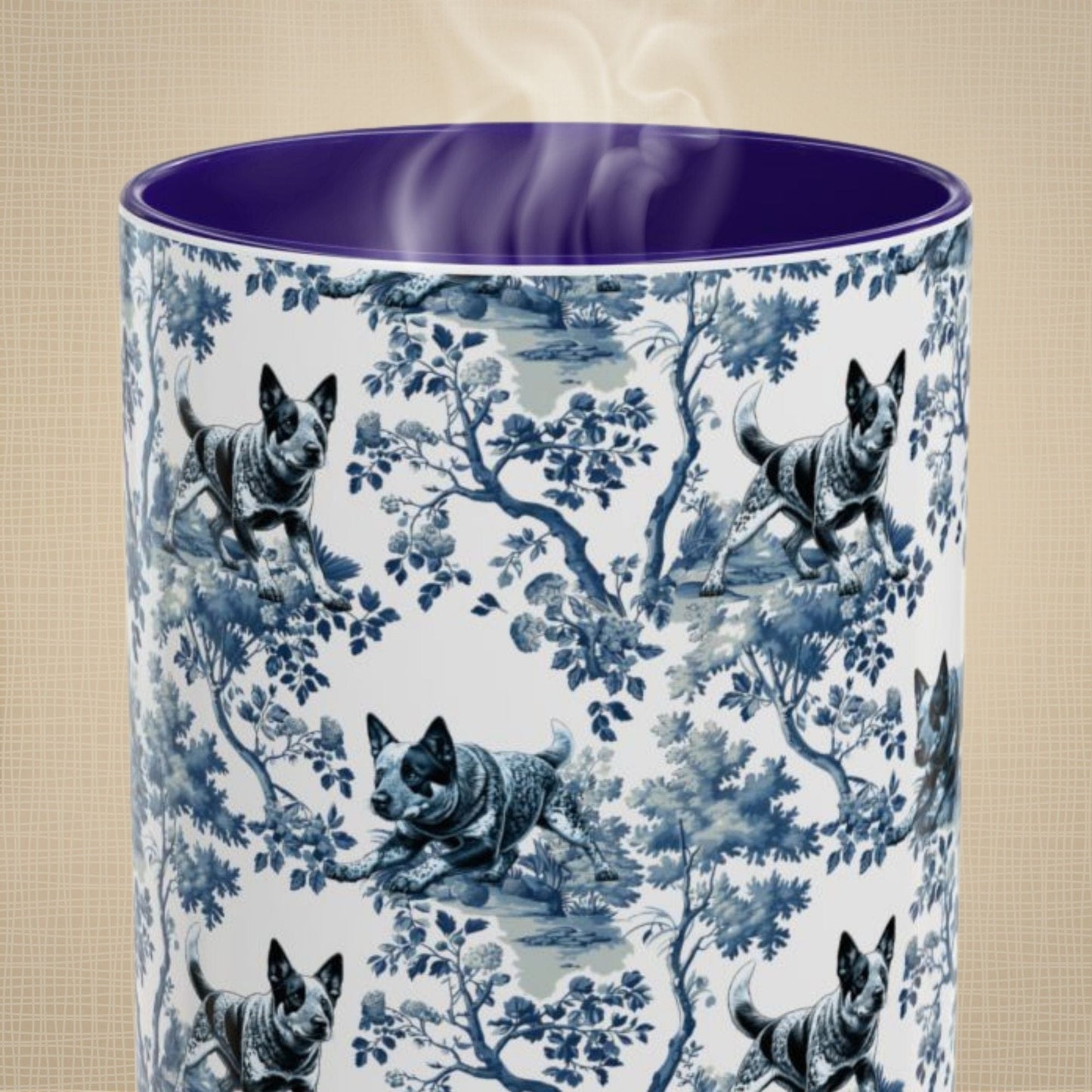 Cattle Dog Toile Mug - Heeler