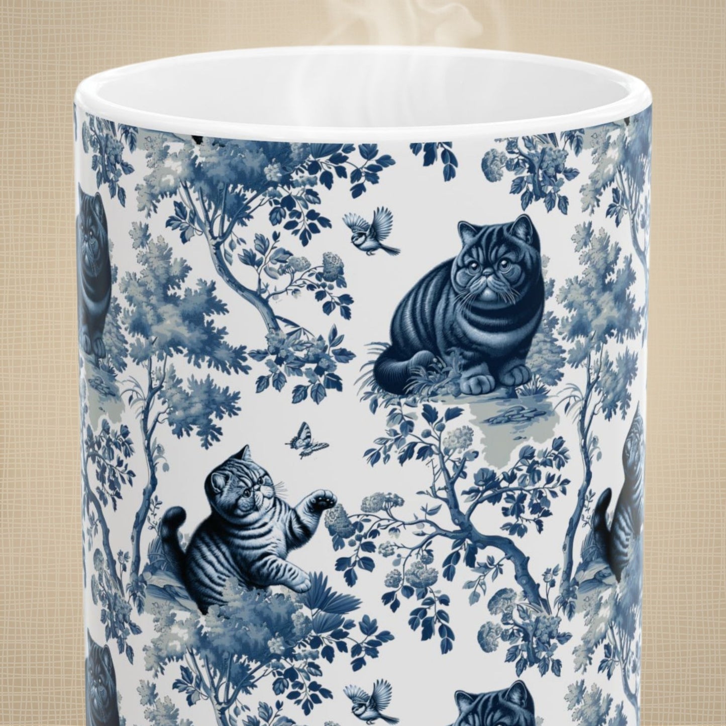 Exotic Shorthair Cat Mug Toile