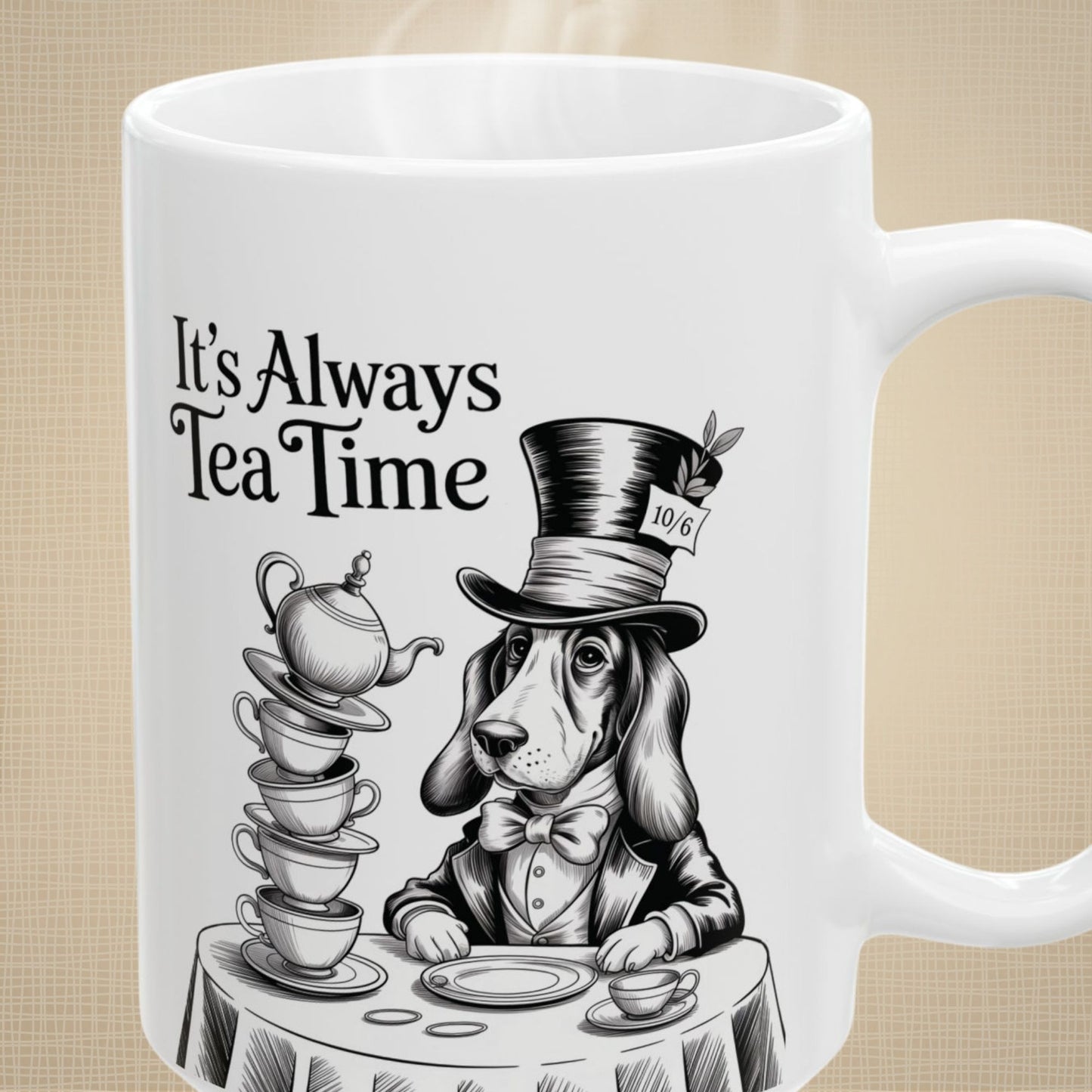 Basset Hound Mug - Wonderland