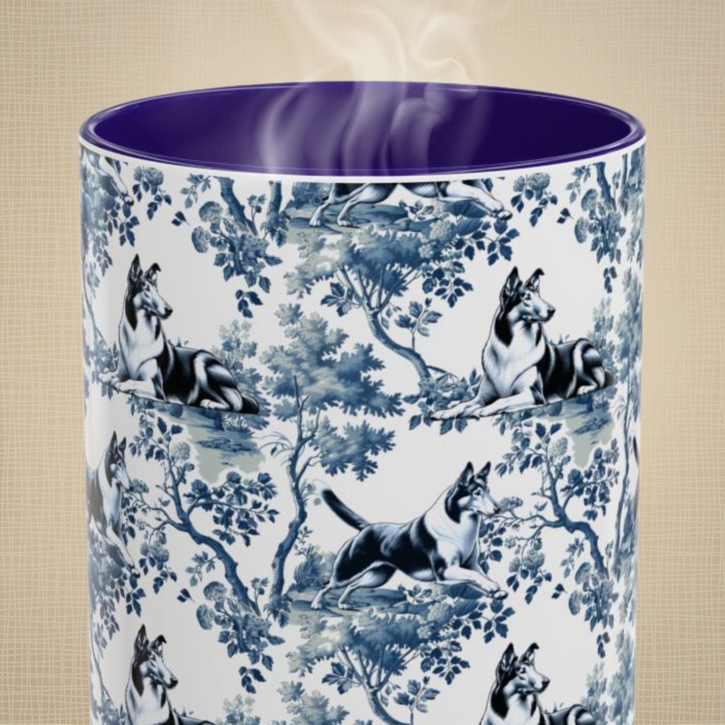 Toile Cats Mug - Reading