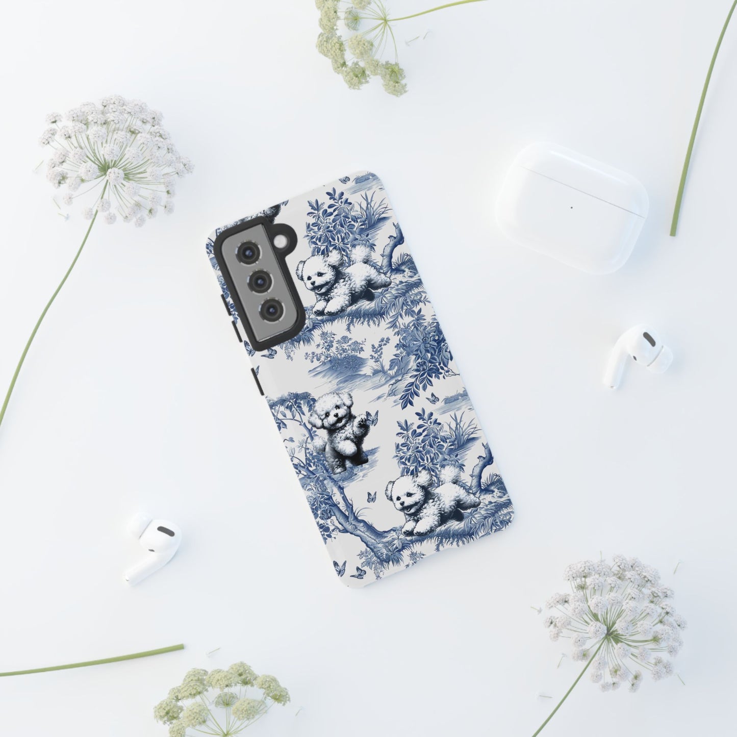 Border Terrier Phone Case - Toile Pattern