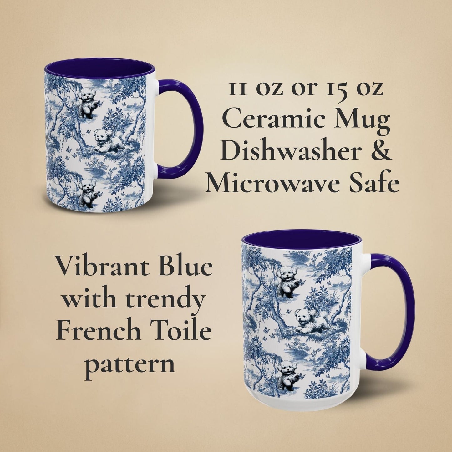 Bichon Frise Toile Mug