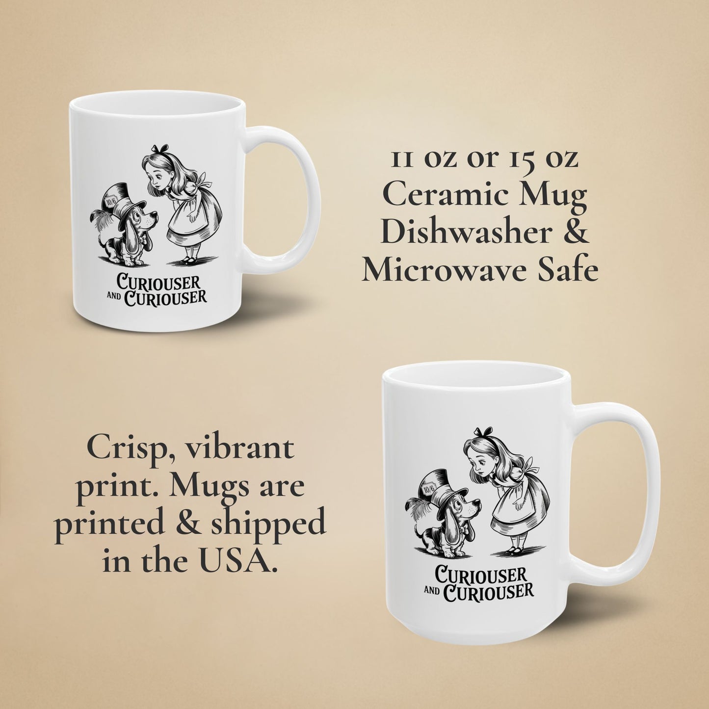 Basset Hound Mug - Wonderland