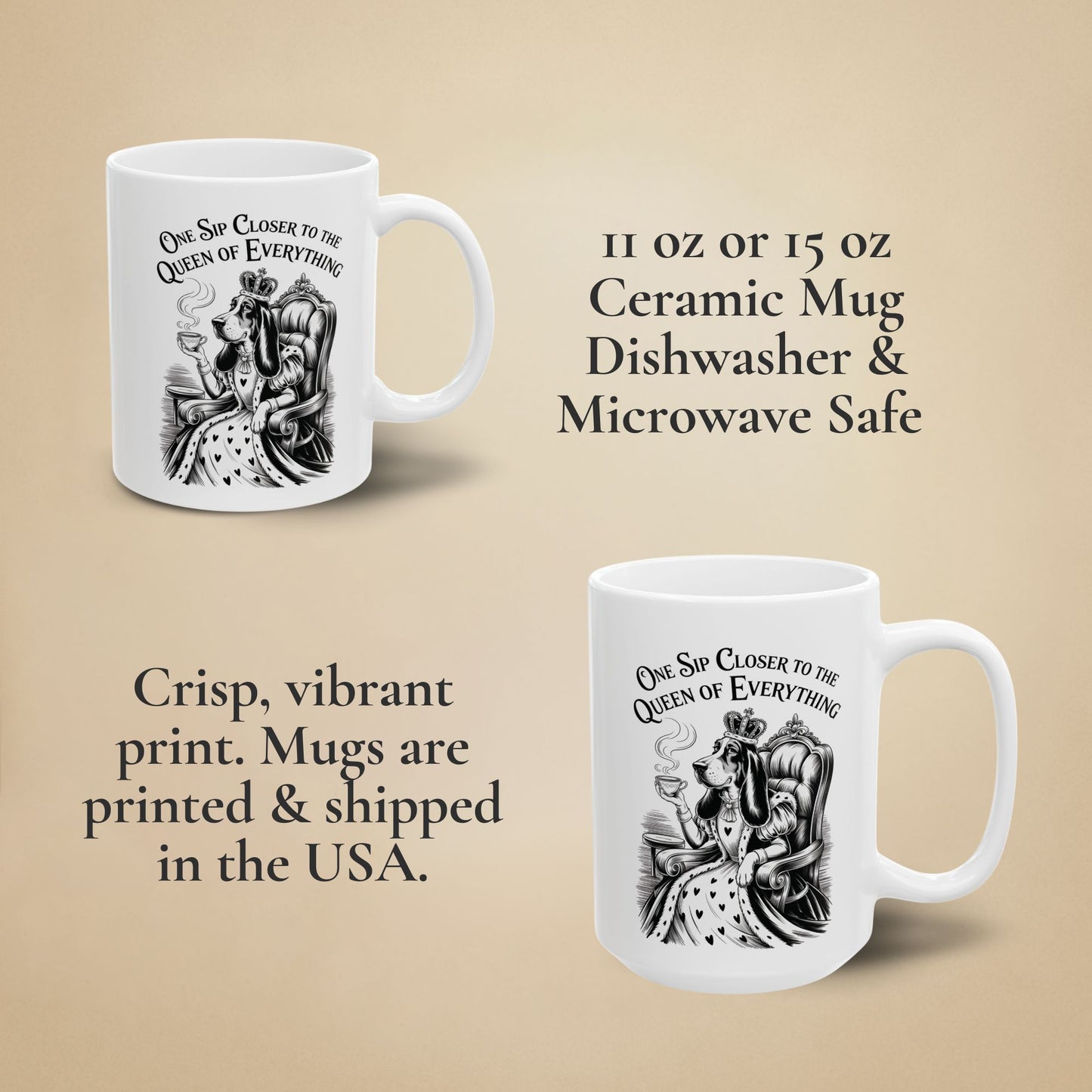 Basset Hound Mug - Wonderland
