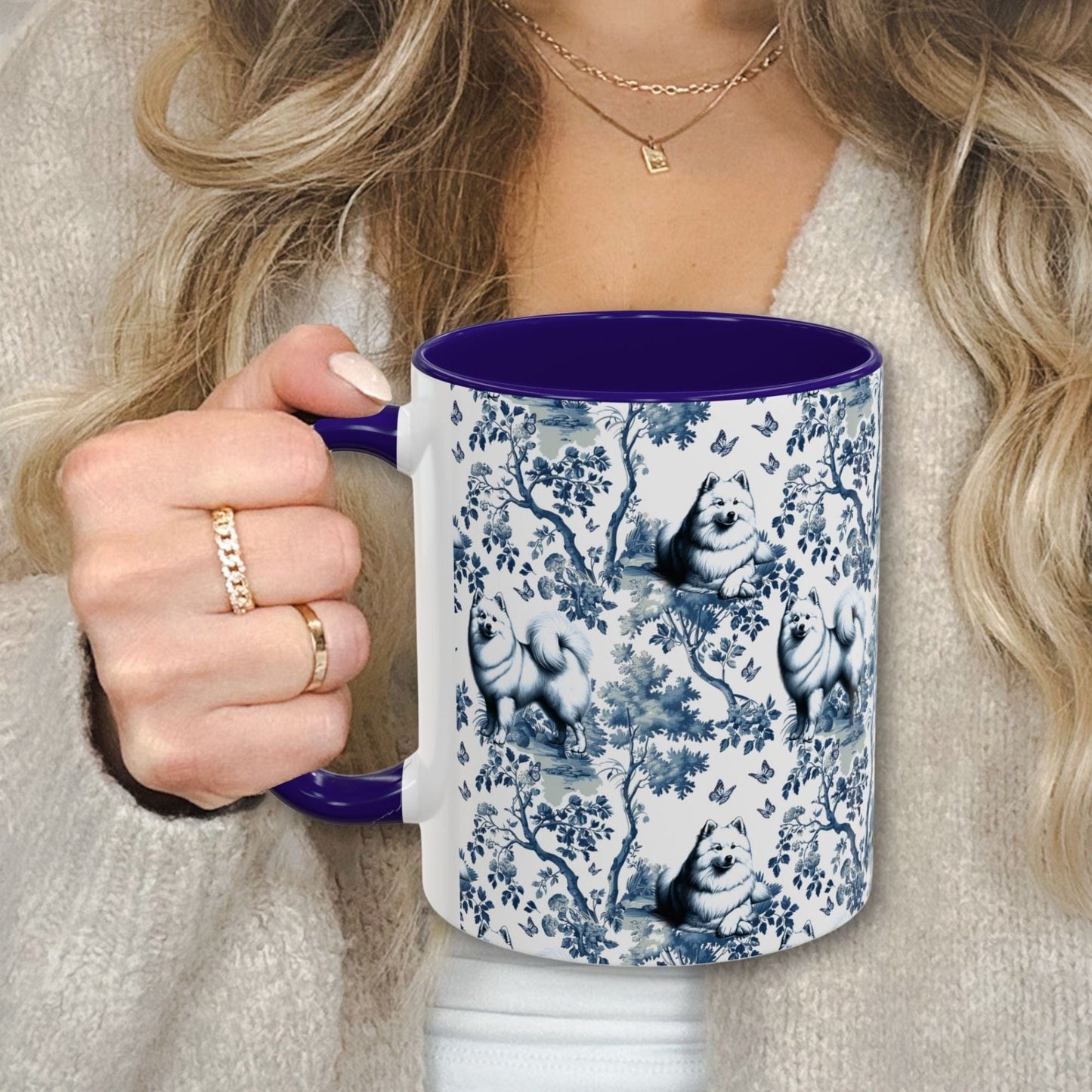 American Eskimo Mug Toile