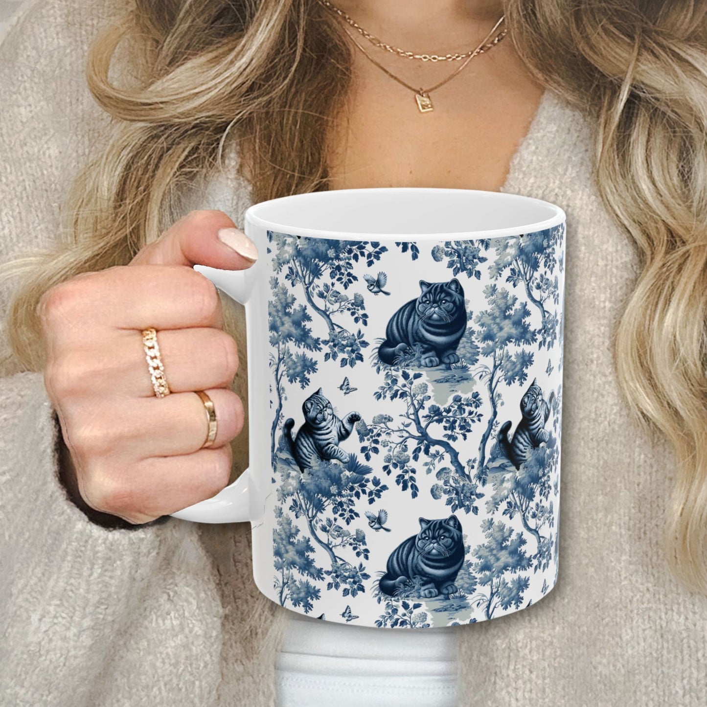 Exotic Shorthair Cat Mug Toile