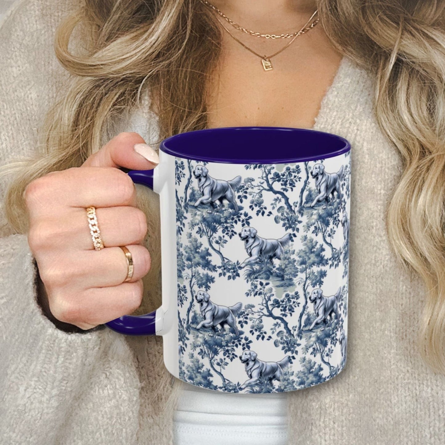 Golden Retriever Toile Mug