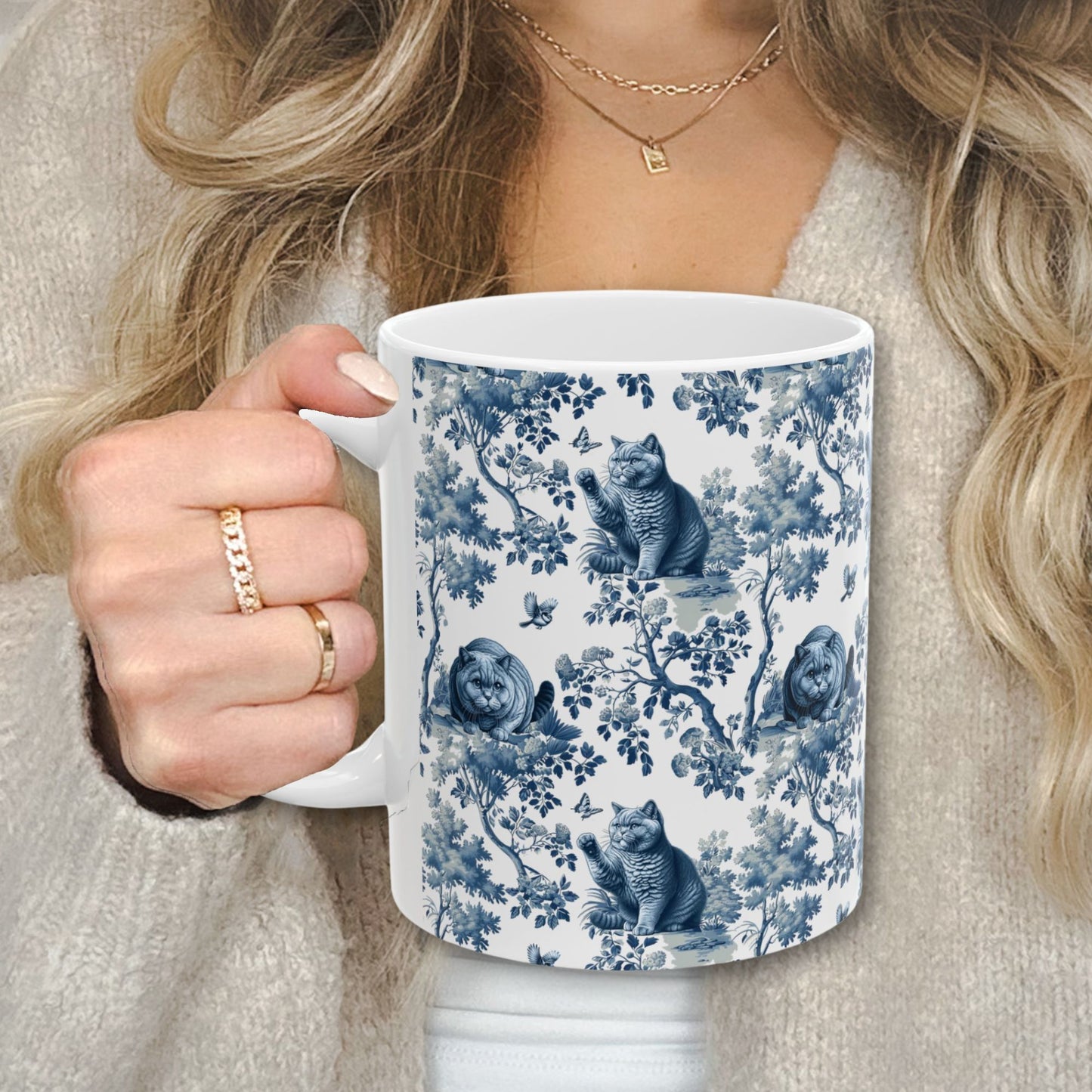 British Shorthair Cat Mug Toile