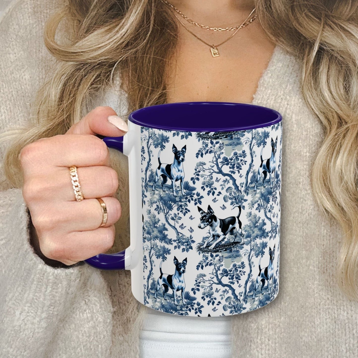 Rat Terrier Mug Toile