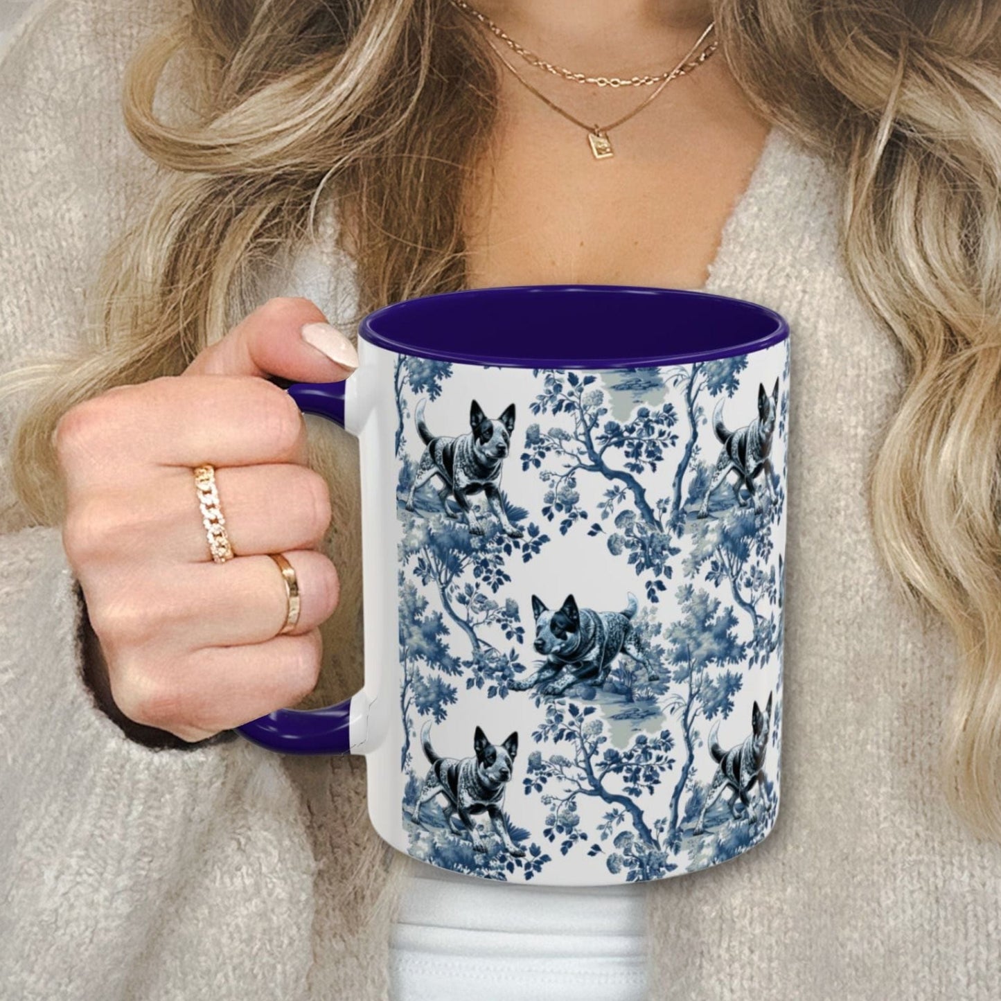 Cattle Dog Toile Mug - Heeler