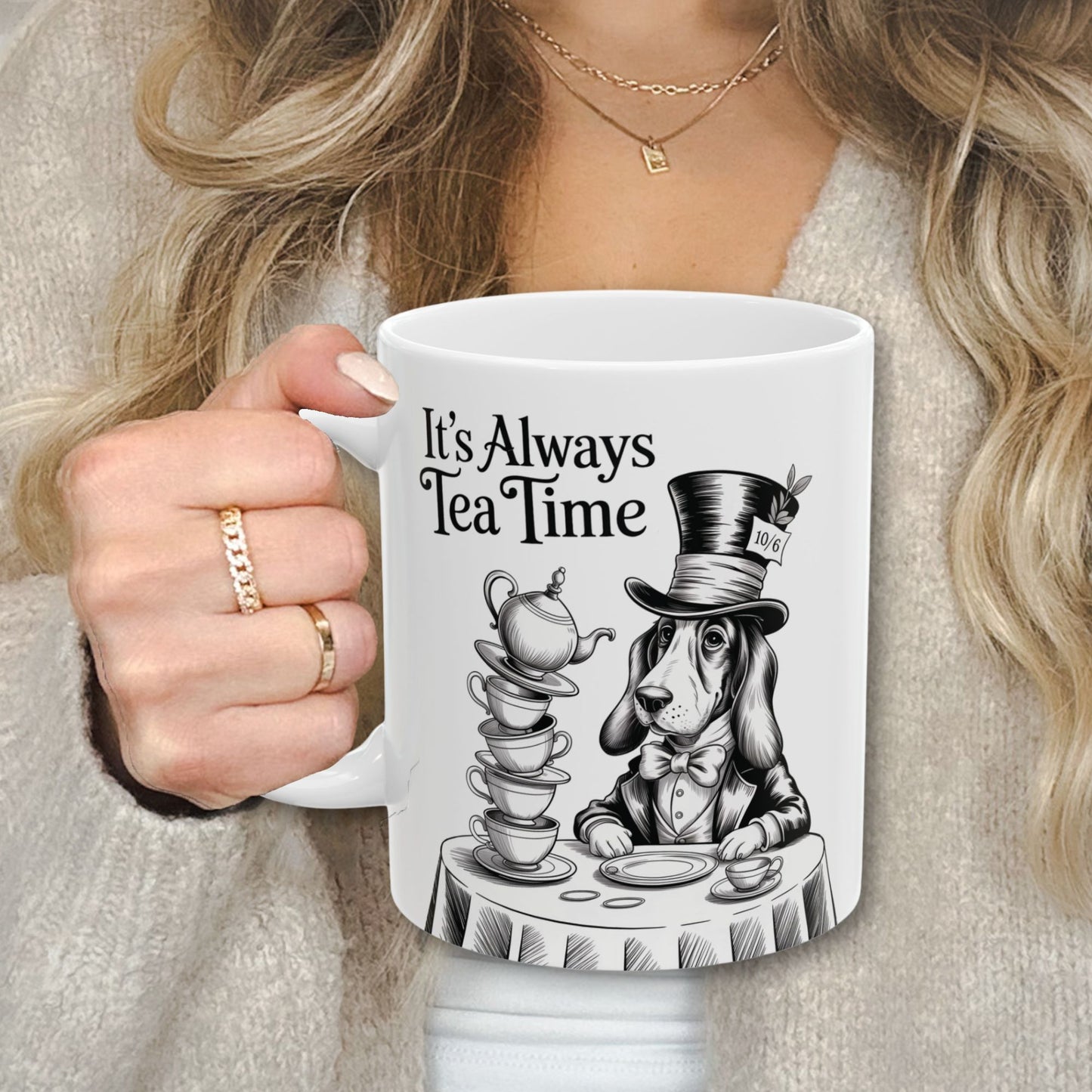 Basset Hound Mug - Wonderland